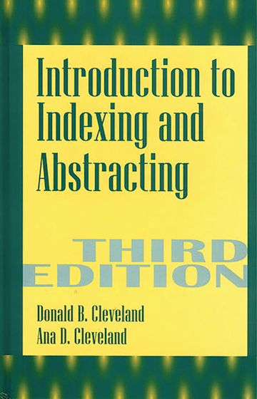 Introduction to Indexing and Abstracting cover