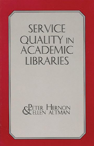 Service Quality in Academic Libraries cover