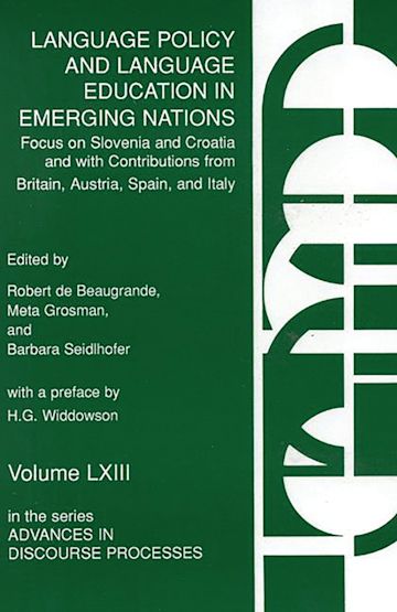 Language Policy and Language Education in Emerging Nations cover