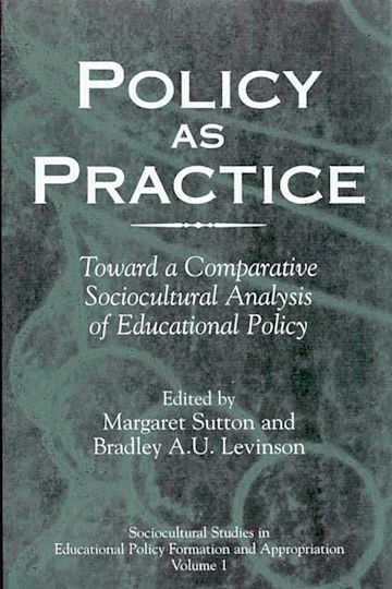 Policy as Practice cover