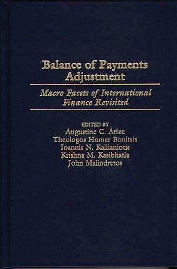 Balance of Payments Adjustment cover