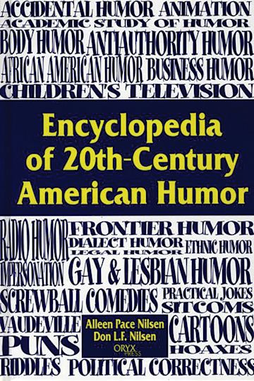 Encyclopedia of 20th-Century American Humor cover