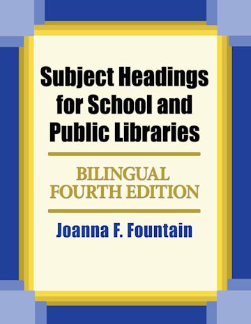 Subject Headings for School and Public Libraries cover