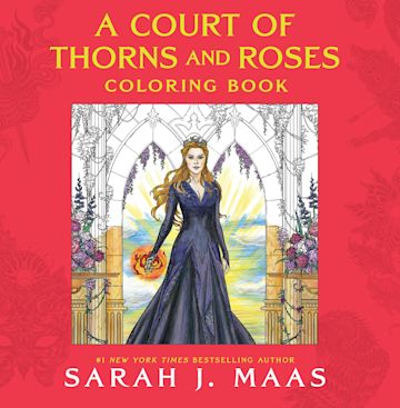A Court of Thorns and Roses Coloring Book cover