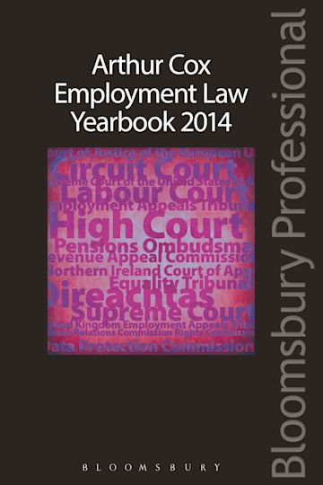 Arthur Cox Employment Law Yearbook 2014 cover