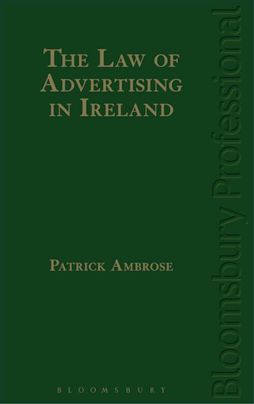 The Law of Advertising in Ireland cover