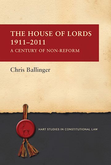 The House of Lords 1911-2011 cover