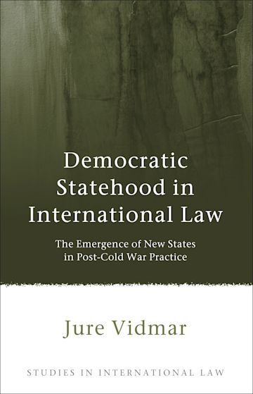 Democratic Statehood in International Law cover