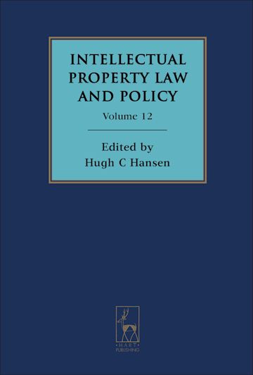 Intellectual Property Law and Policy Volume 12 cover