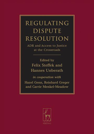 Regulating Dispute Resolution cover