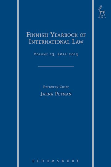 Finnish Yearbook of International Law, Volume 23, 2012-2013 cover