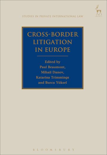 Cross-Border Litigation in Europe cover