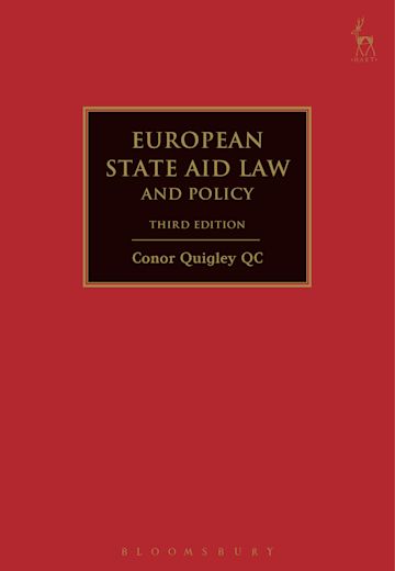 European State Aid Law and Policy cover