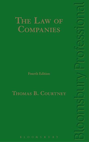 The Law of Companies cover