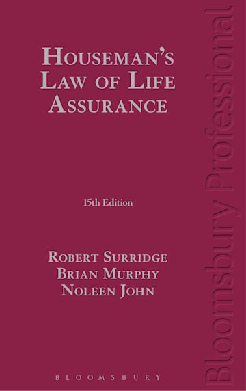 Houseman's Law of Life Assurance cover