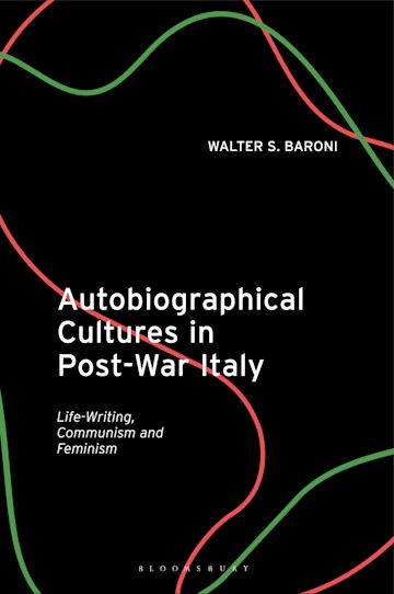Autobiographical Cultures in Post-War Italy cover