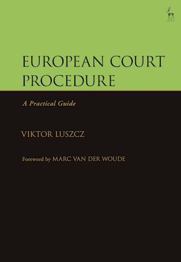 European Court Procedure cover