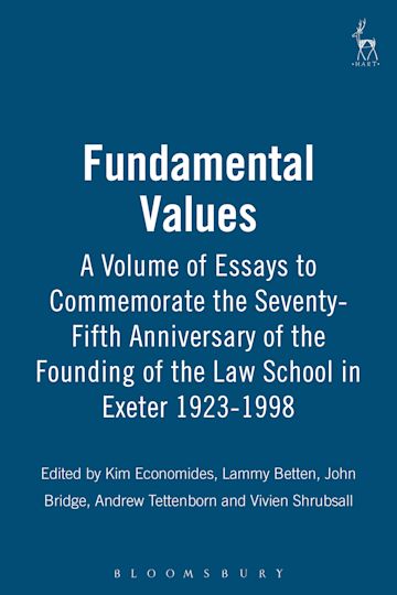 Fundamental Values cover