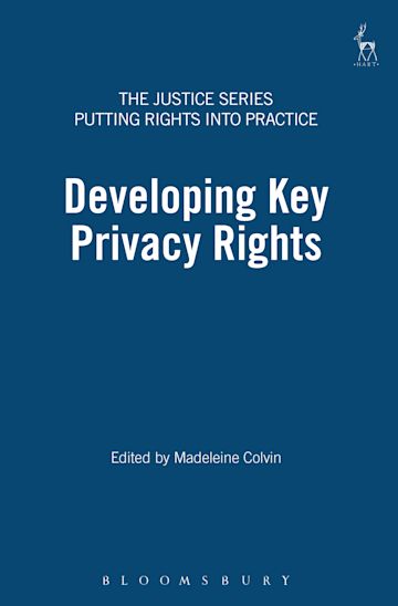 Developing Key Privacy Rights cover