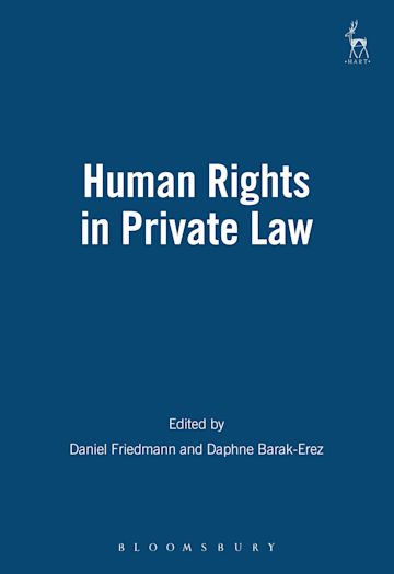 Human Rights in Private Law cover