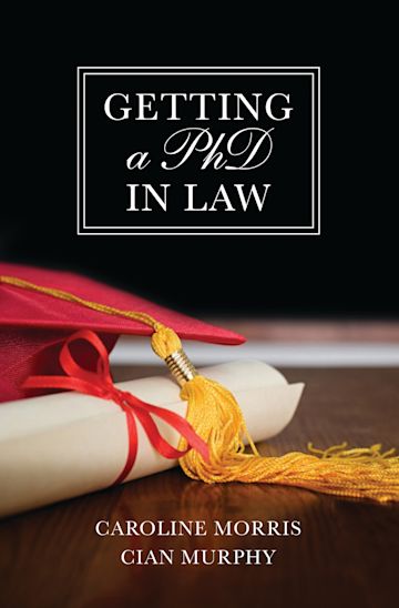 Getting a PhD in Law cover