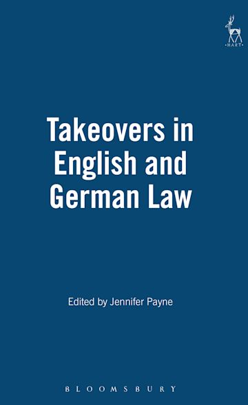 Takeovers in English and German Law cover