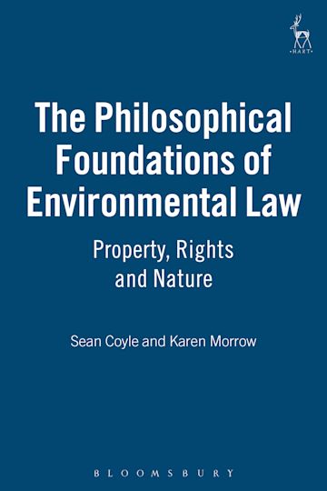 The Philosophical Foundations of Environmental Law cover