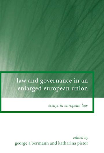 Law and Governance in an Enlarged European Union cover