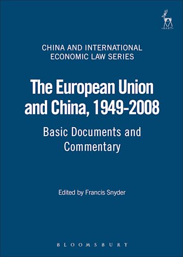 The European Union and China, 1949-2008 cover