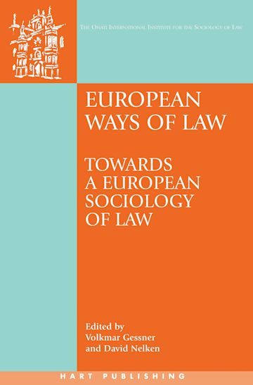 European Ways of Law cover