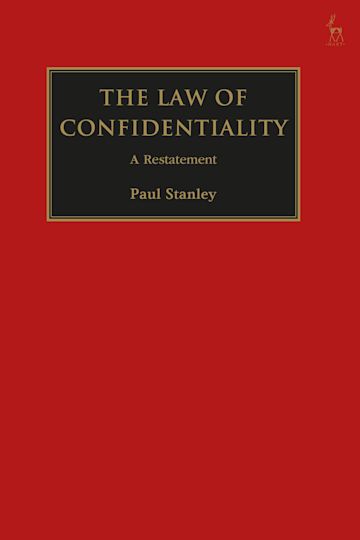 The Law of Confidentiality cover