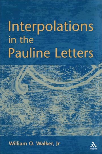 Interpolations in the Pauline Letters cover