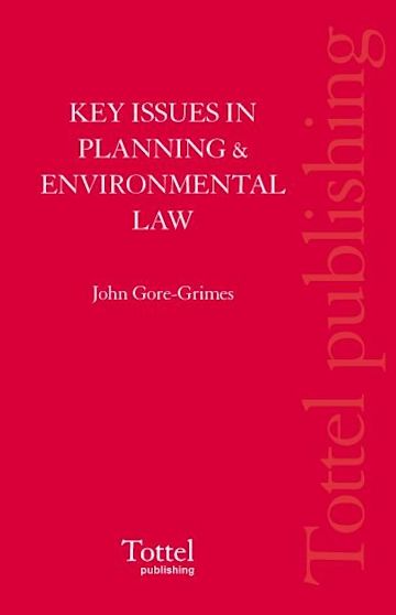 Key Issues in Planning and Environmental Law cover