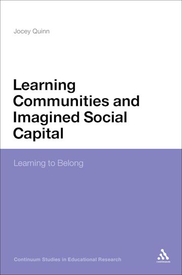 Learning Communities and Imagined Social Capital cover