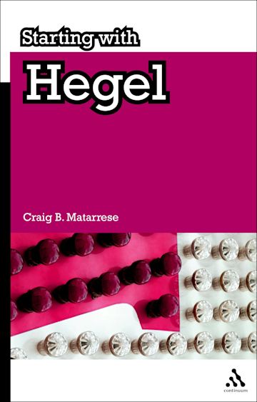 Starting with Hegel cover