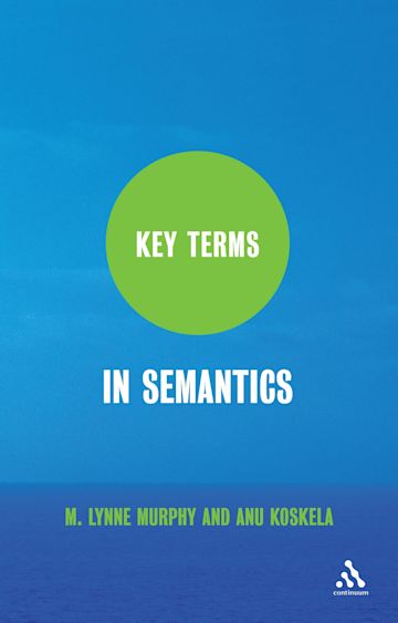 Key Terms in Semantics cover