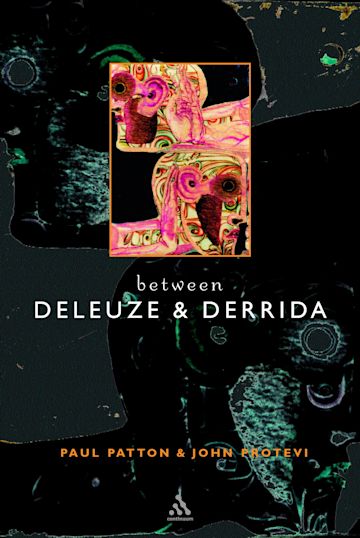 Between Deleuze and Derrida cover