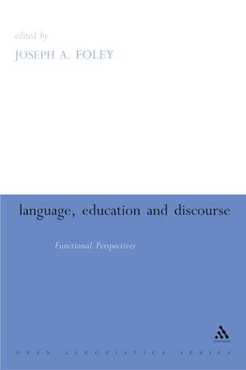 Language, Education and Discourse cover