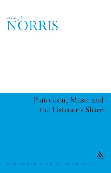 Platonism, Music and the Listener's Share cover