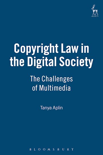 Copyright Law in the Digital Society cover