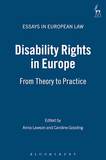 Disability Rights in Europe cover