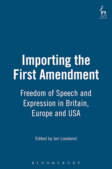 Importing the First Amendment cover