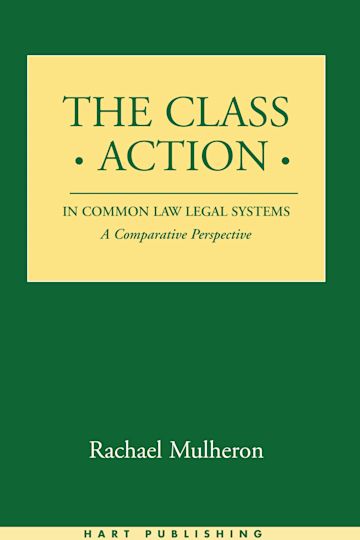 The Class Action in Common Law Legal Systems cover