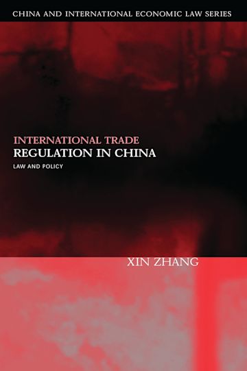 International Trade Regulation in China cover