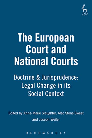 The European Court and National Courts cover