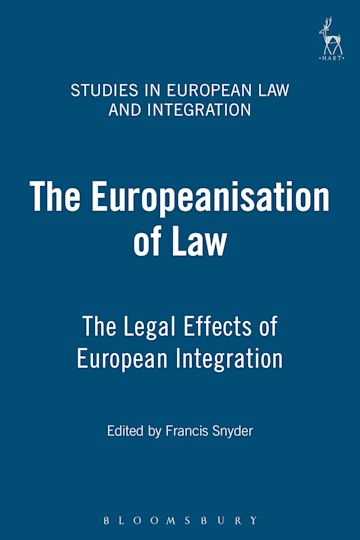 The Europeanisation of Law cover