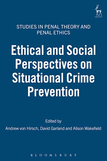Ethical and Social Perspectives on Situational Crime Prevention cover
