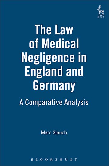 The Law of Medical Negligence in England and Germany cover