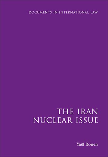 The Iran Nuclear Issue cover