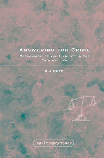 Answering for Crime cover